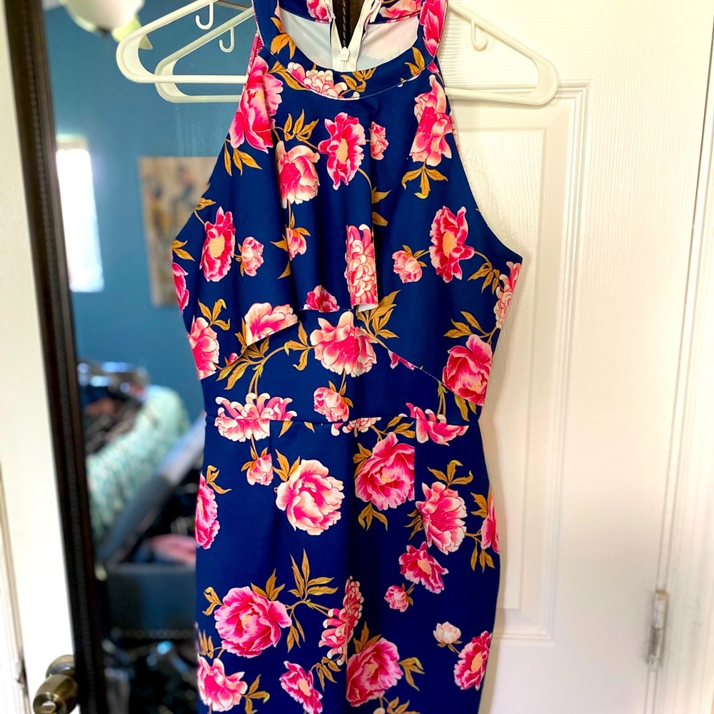 Multicolor flower dress